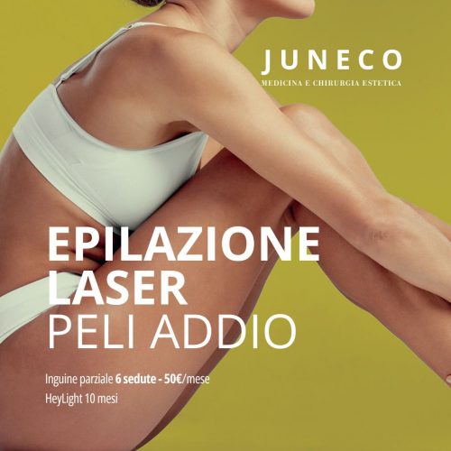 Promo JUNECO | EPILAZIONE LASER